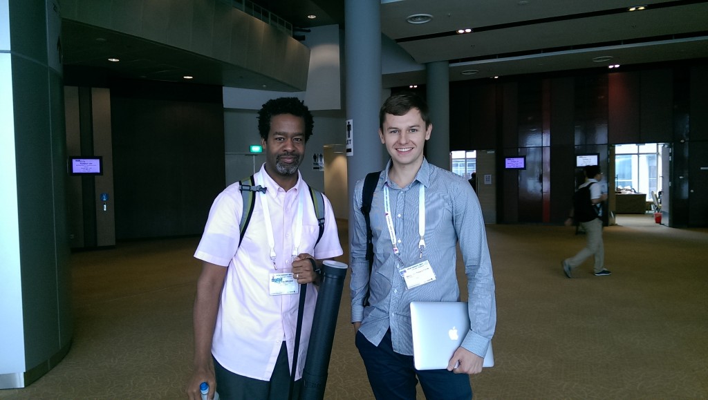 Research poster presentations at Interspeech2014